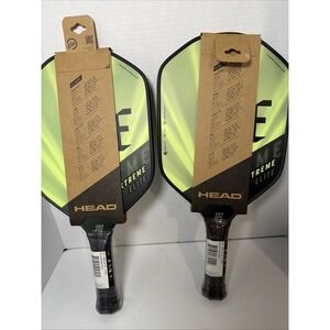 Lot of 2 Head Extreme Elite Pickleball Paddle Green Black 4 1/8" Grip - New
